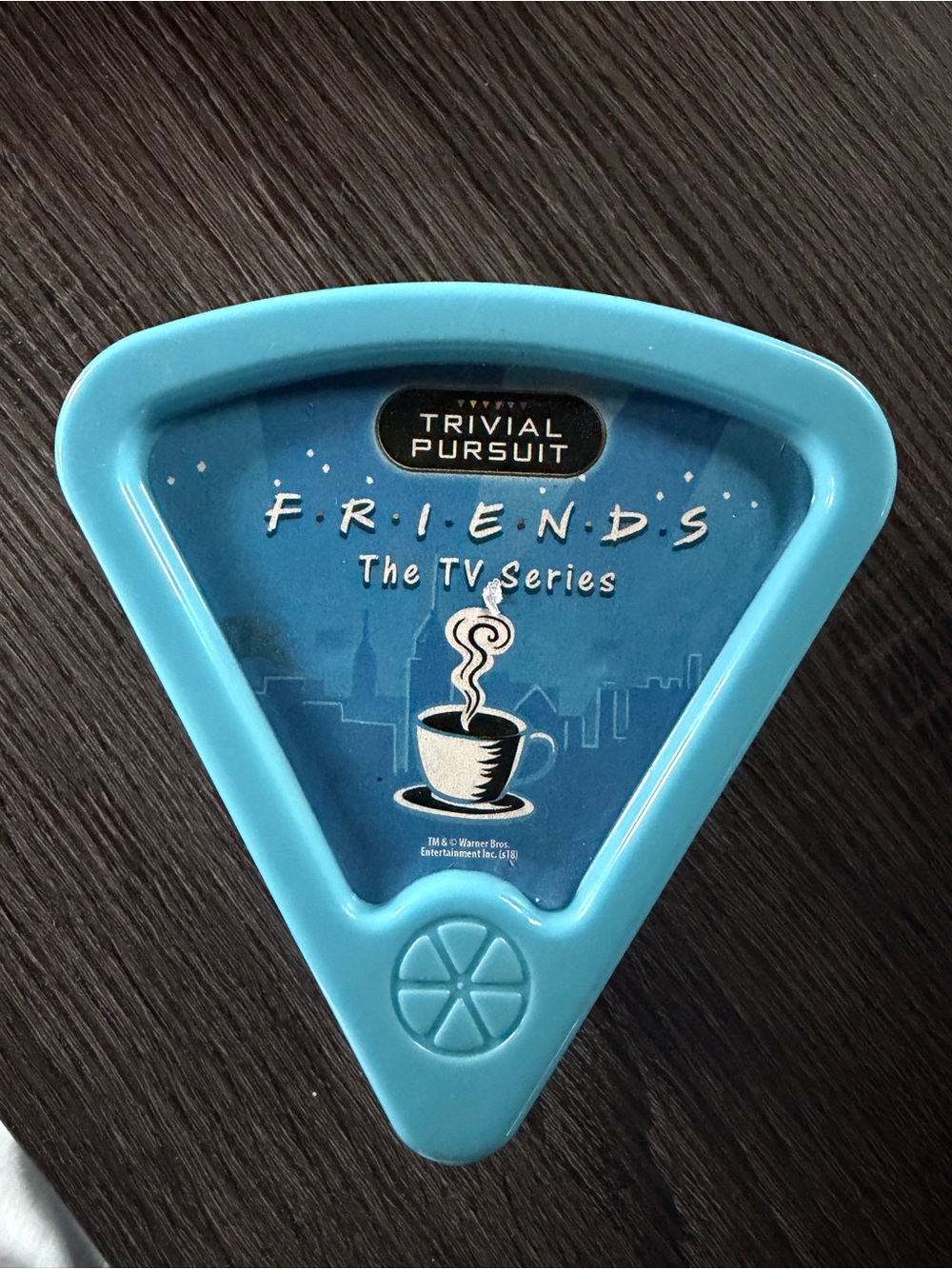 Trivial Pursuit Friends The TV Series Trivia Game Piece - Blue